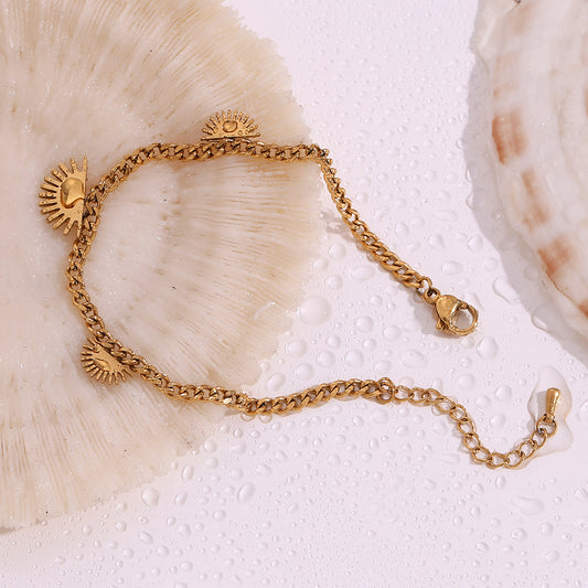 Ocean's Love Golden Chain  Bracelet