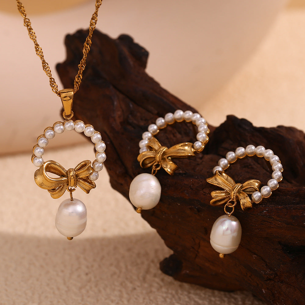 Elegant Butterfly Shadow · Pearl Sentiments Collection Necklace