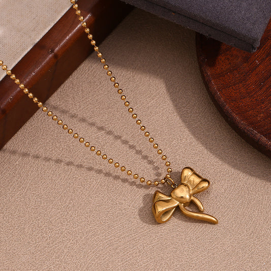 Butterfly Clasp Pendant Necklace Ⅱ