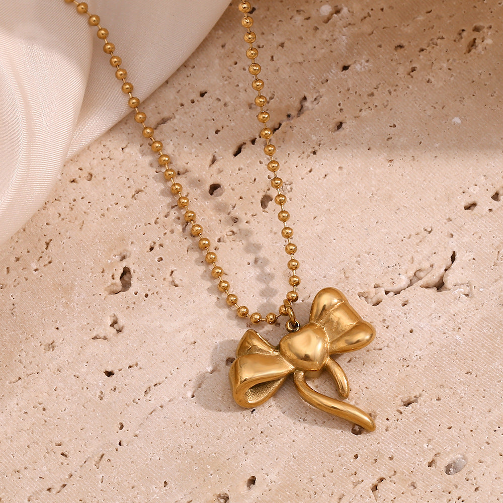 Butterfly Clasp Pendant Necklace Ⅱ