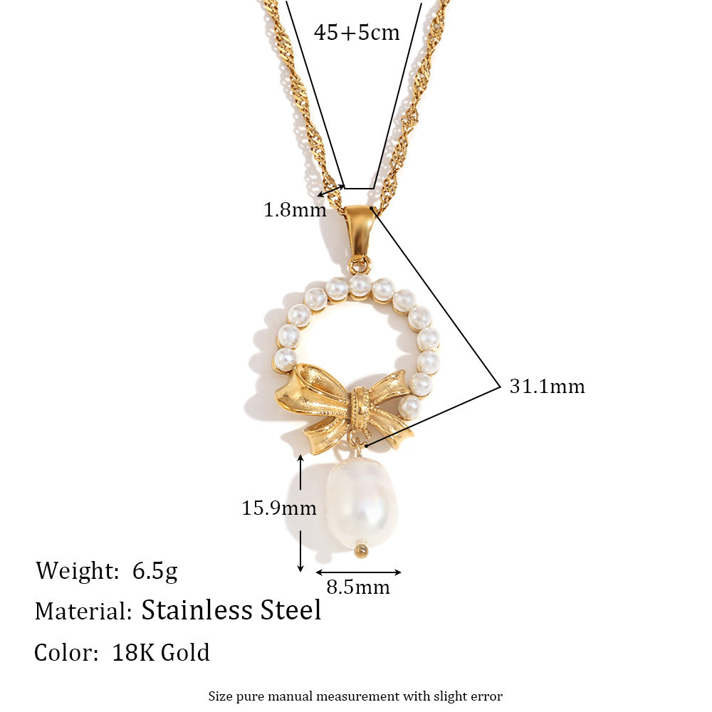 Elegant Butterfly Shadow · Pearl Sentiments Collection Necklace