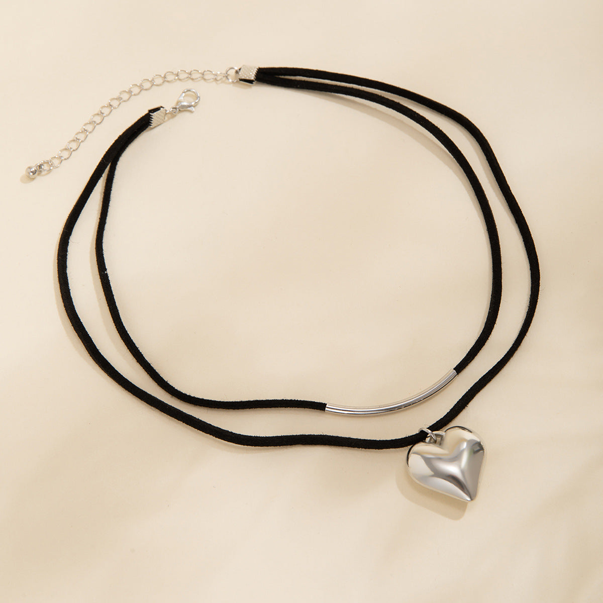 Love's Velvet Heart Necklace