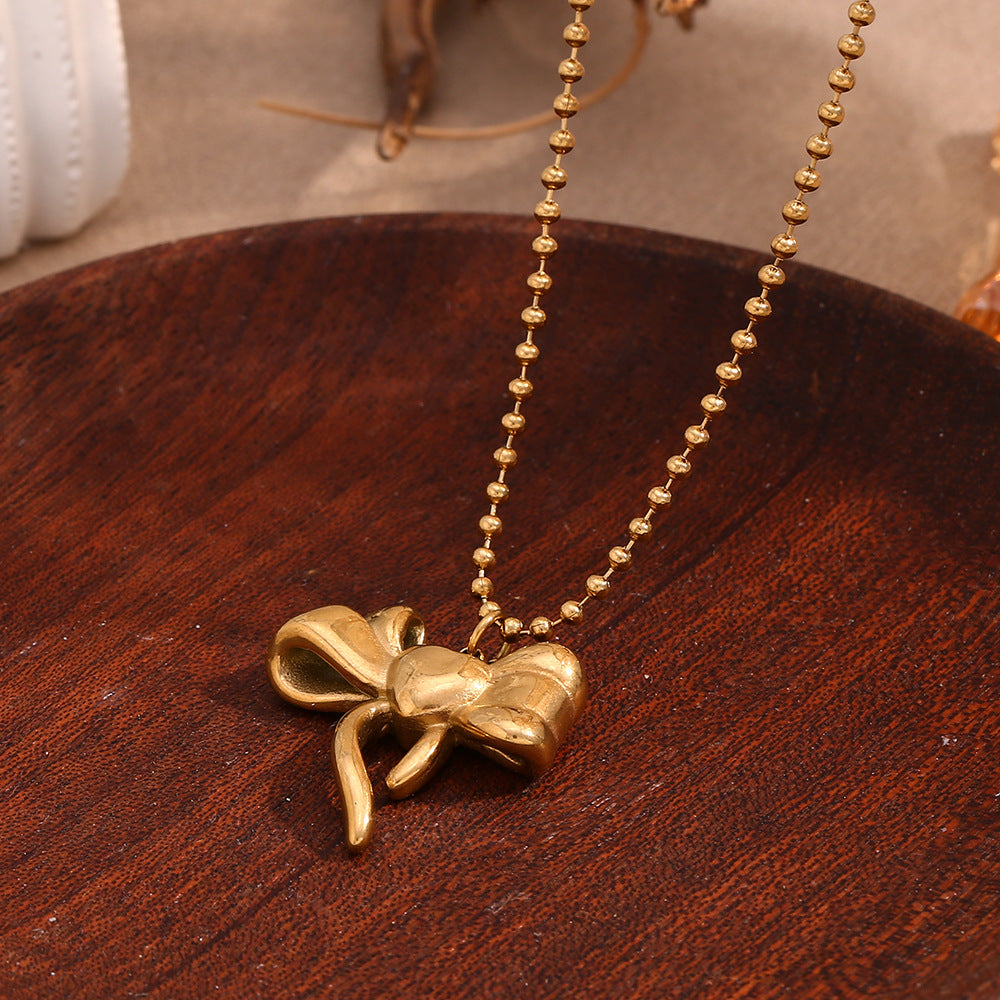 Butterfly Clasp Pendant Necklace Ⅱ