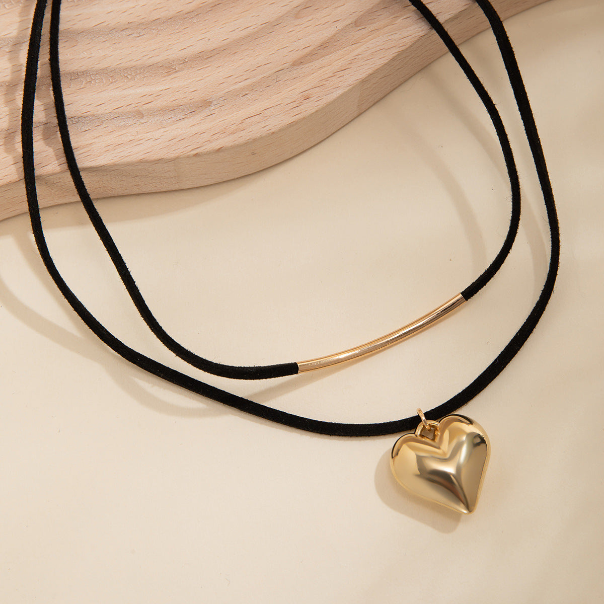 Love's Velvet Heart Necklace