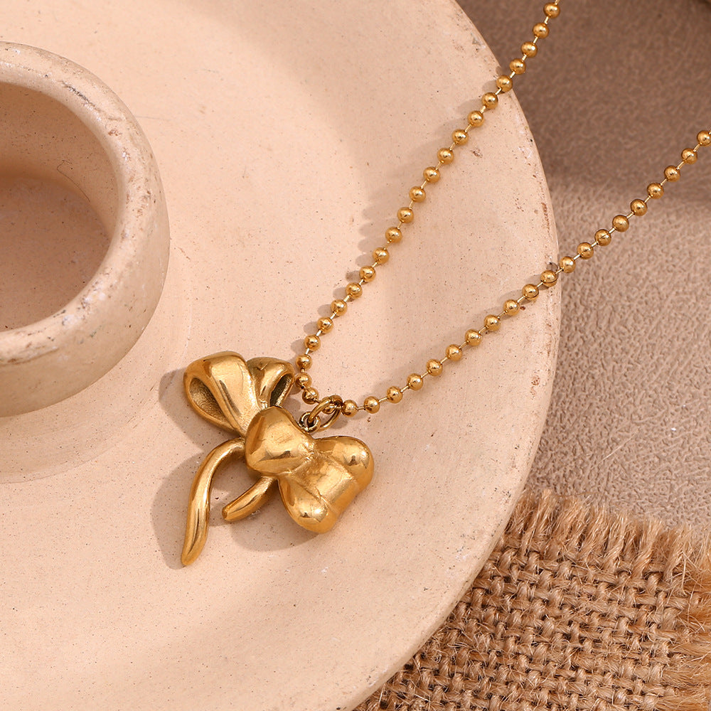 Butterfly Clasp Pendant Necklace Ⅱ