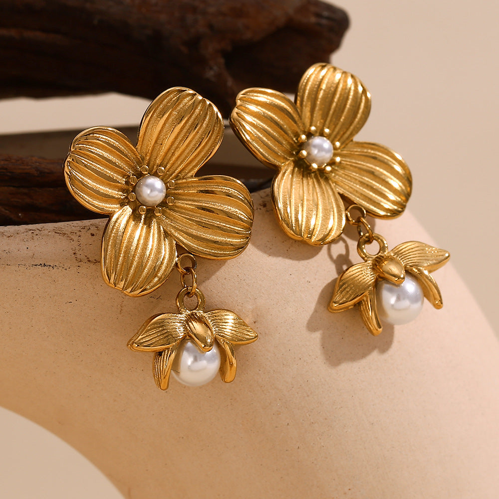 Blooming Pearl Radiance Earrings