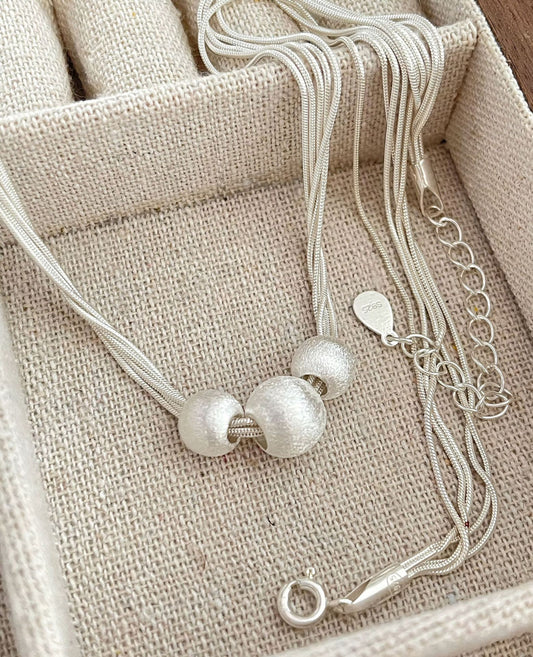 Love Knots 925 silver necklace