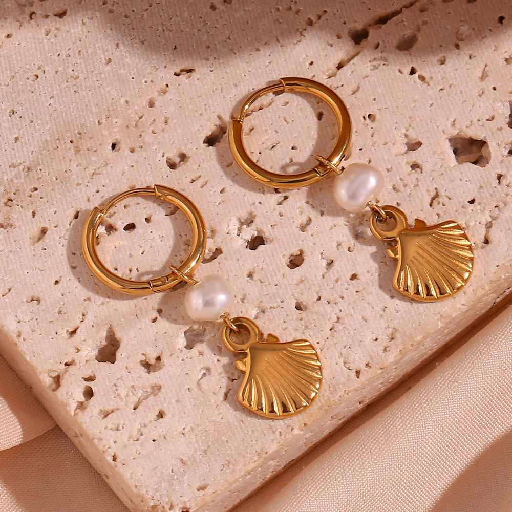 Oceanic Rhythms & Golden Glow - Pearl Shell Elegance Collection