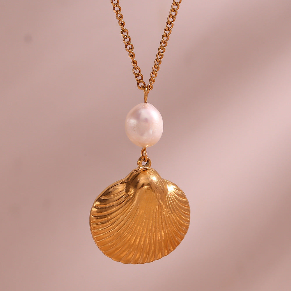 Oceanic Rhythms & Golden Glow - Pearl Shell Elegance Collection