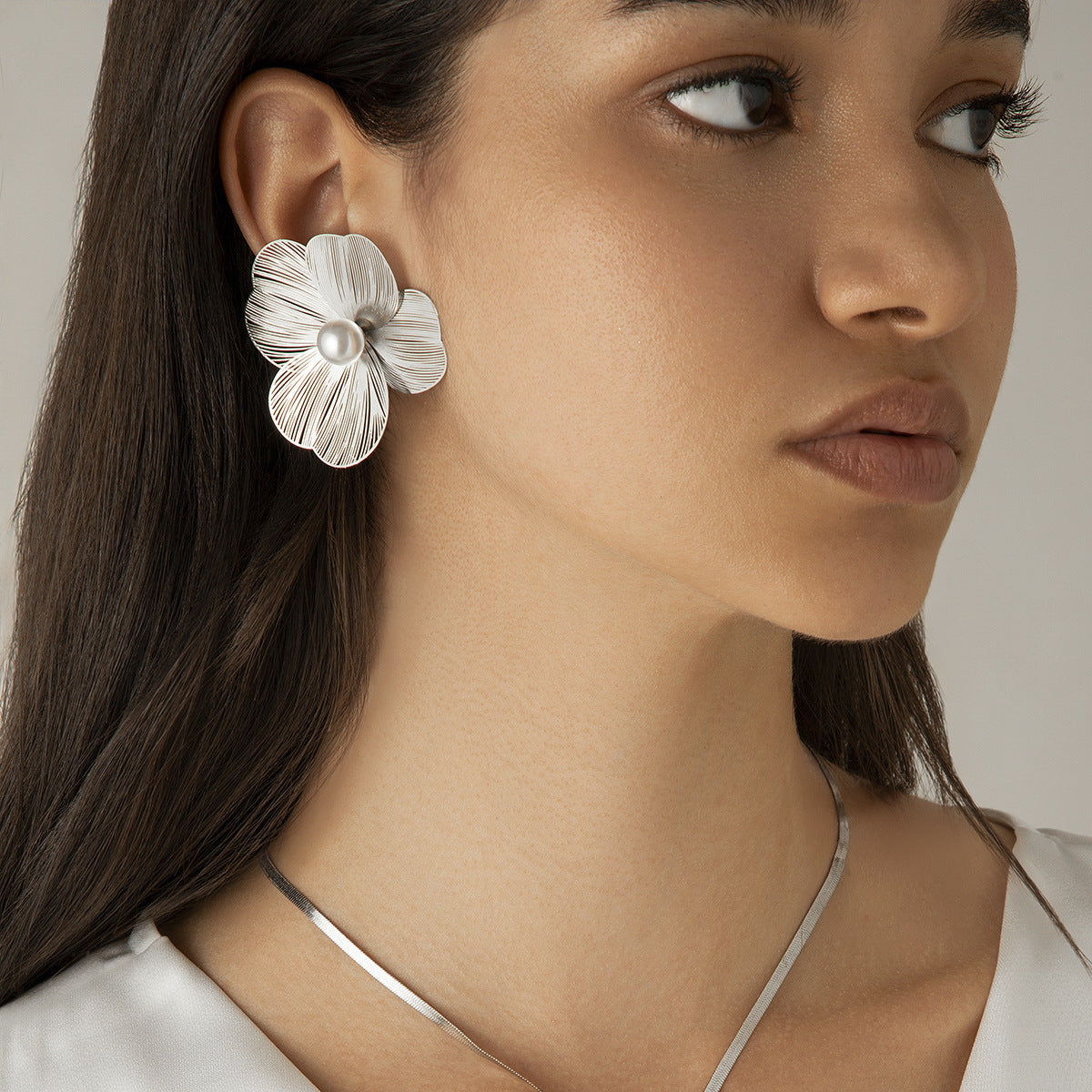 Blooming Golden Petals·Pearl Blossom Earrings