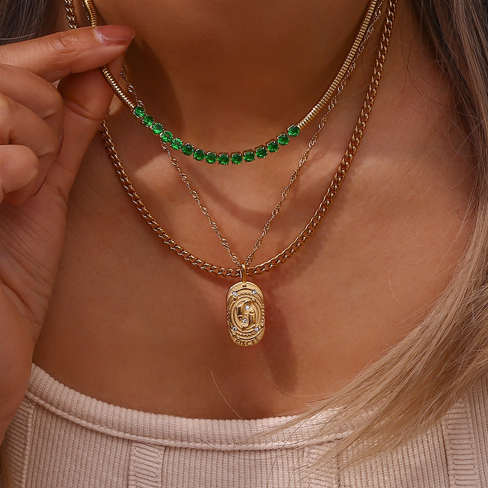 The Starry Realm's Mystic Key  Zodiac Collection Necklace