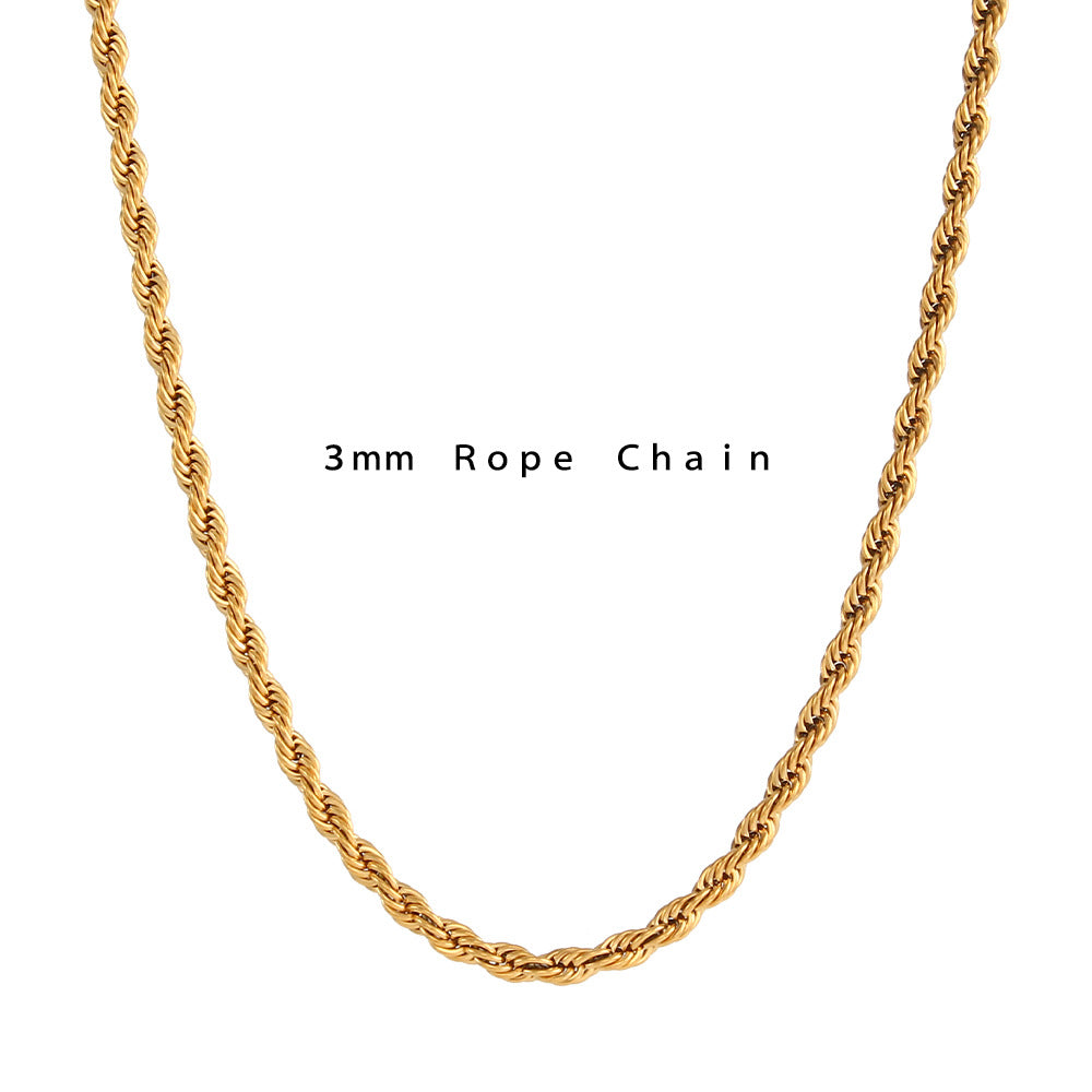 Titanium Steel Elegant Chain · Versatile Style