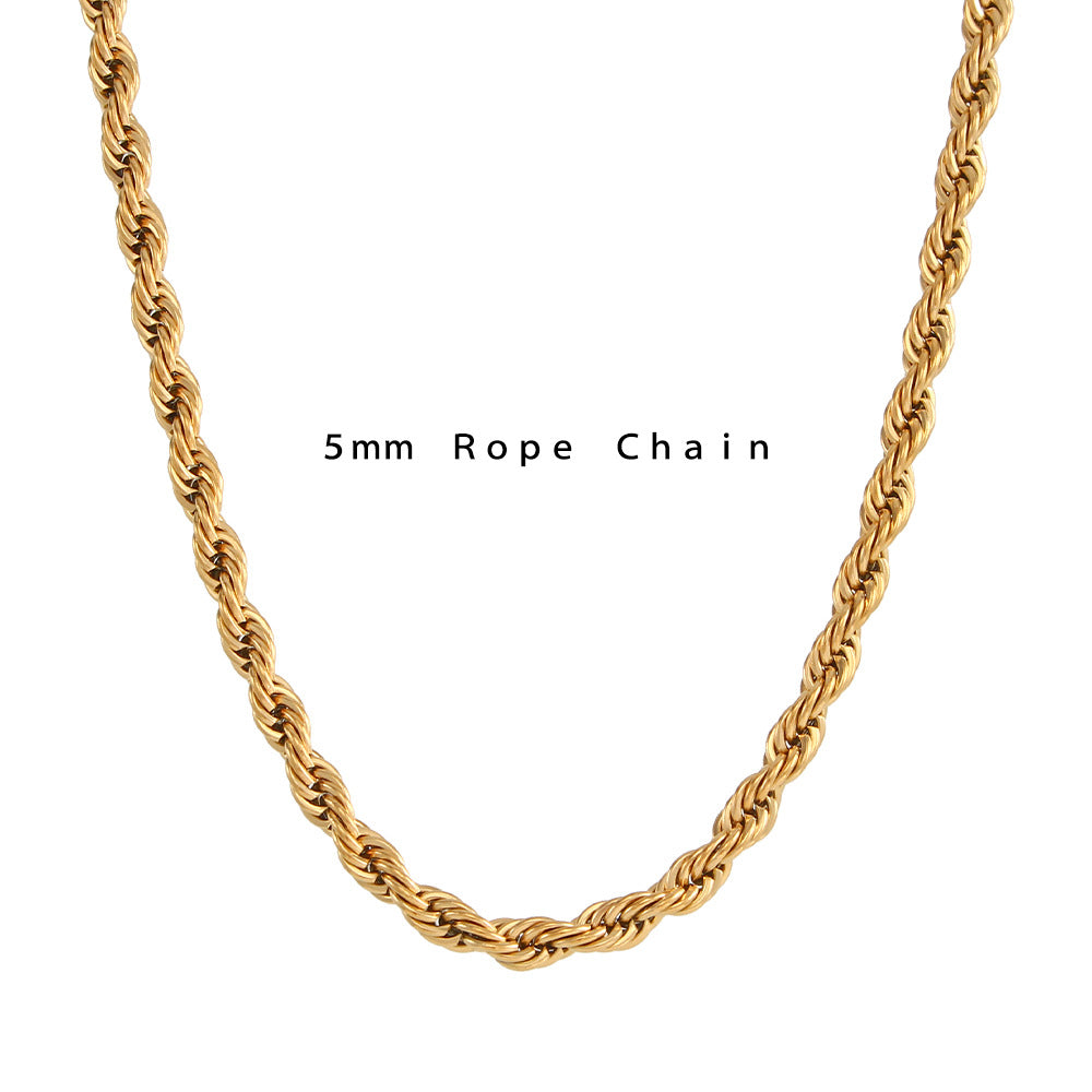 Titanium Steel Elegant Chain · Versatile Style