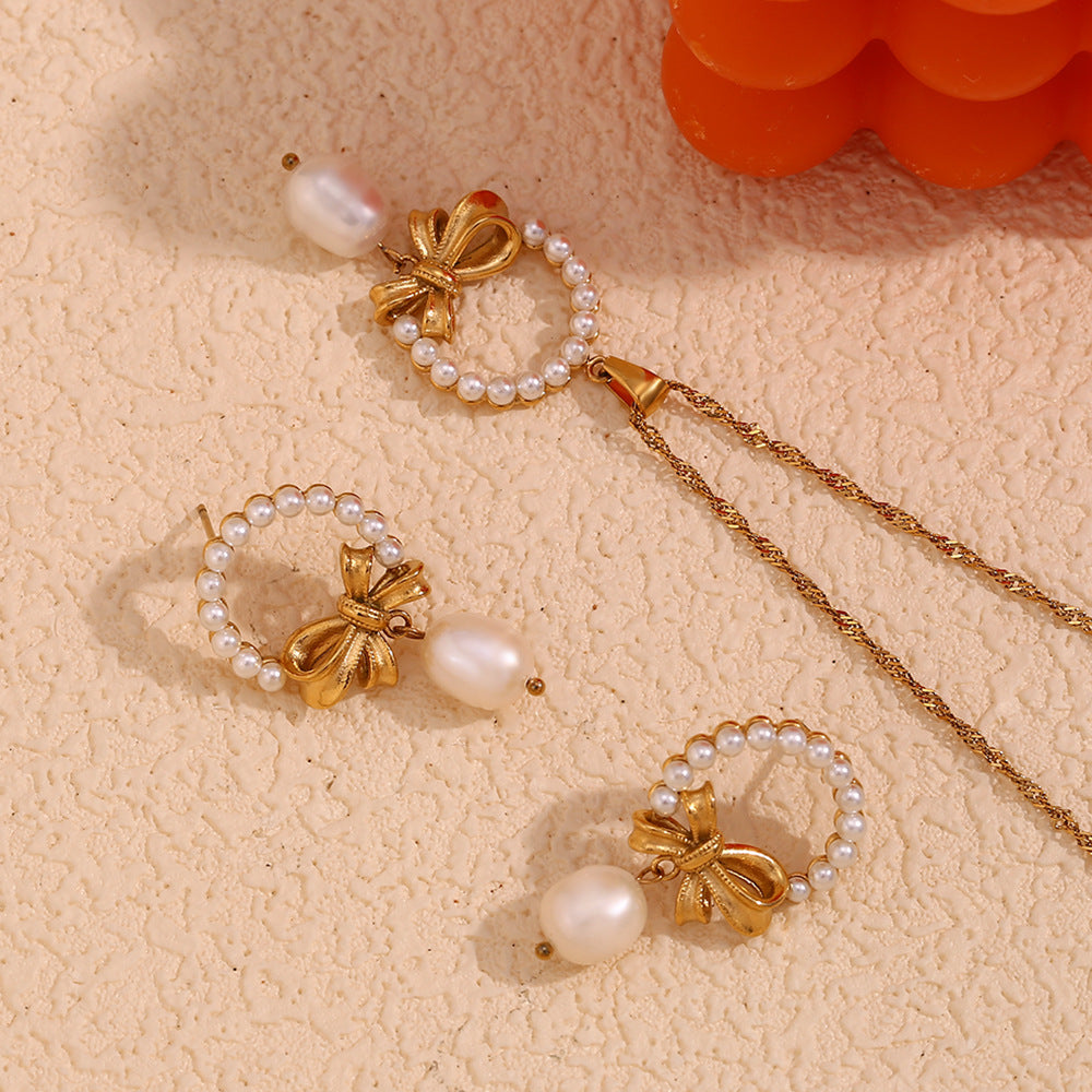 Elegant Butterfly Shadow · Pearl Sentiments Collection Necklace