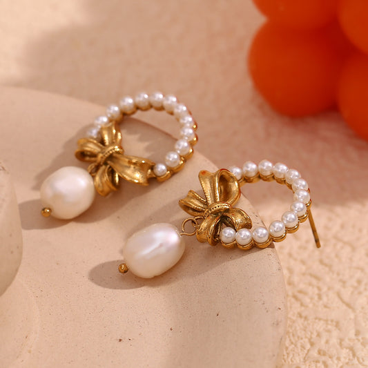 Elegant Butterfly Shadow · Pearl Sentiments Collection earrings