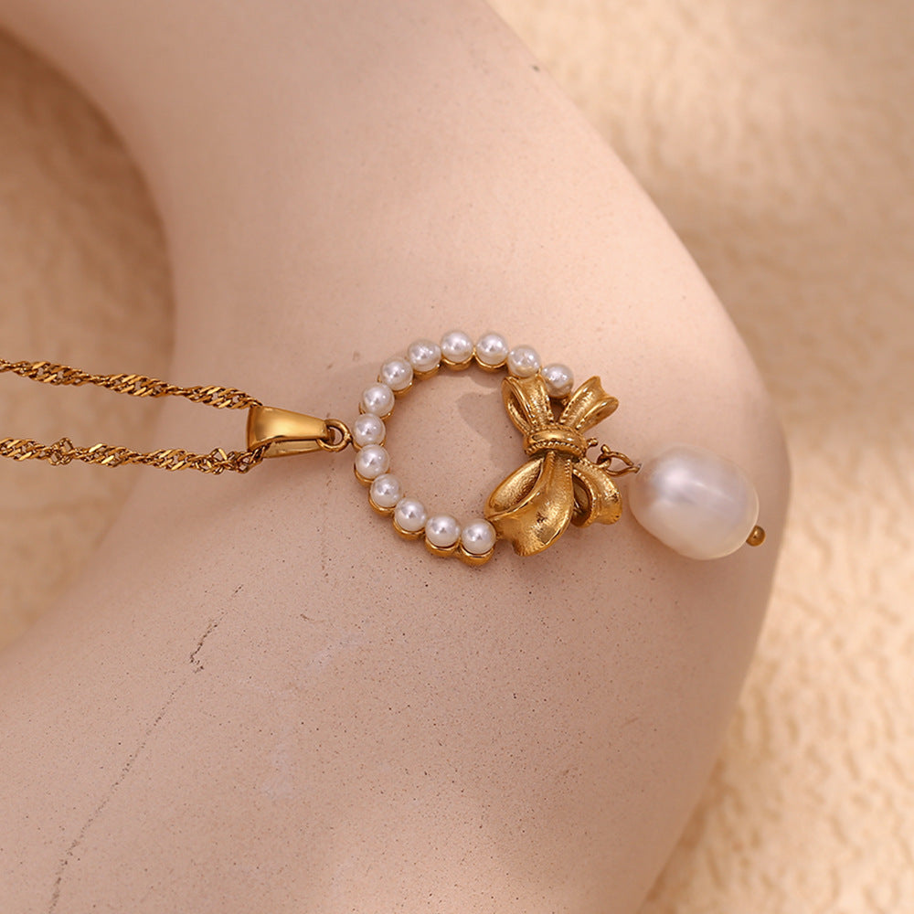 Elegant Butterfly Shadow · Pearl Sentiments Collection Necklace