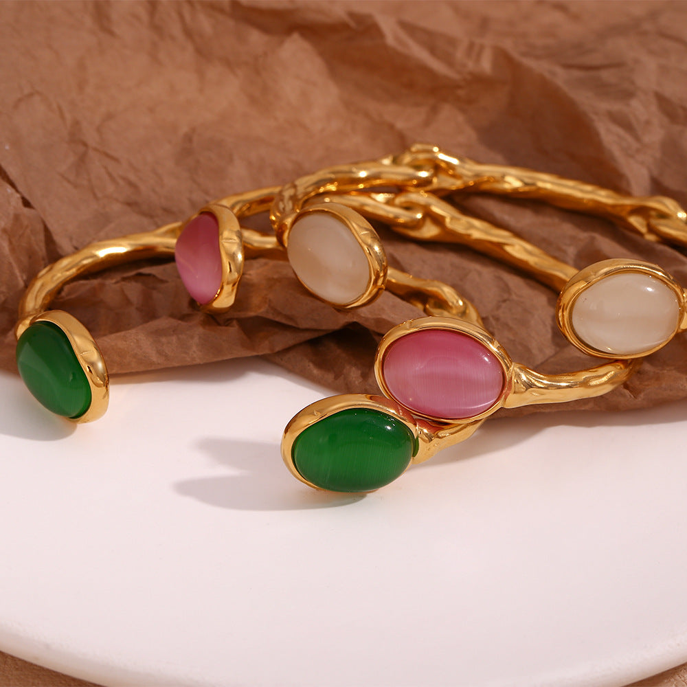 Color treasure Ying Gold · Natural charm natural stone bracelet