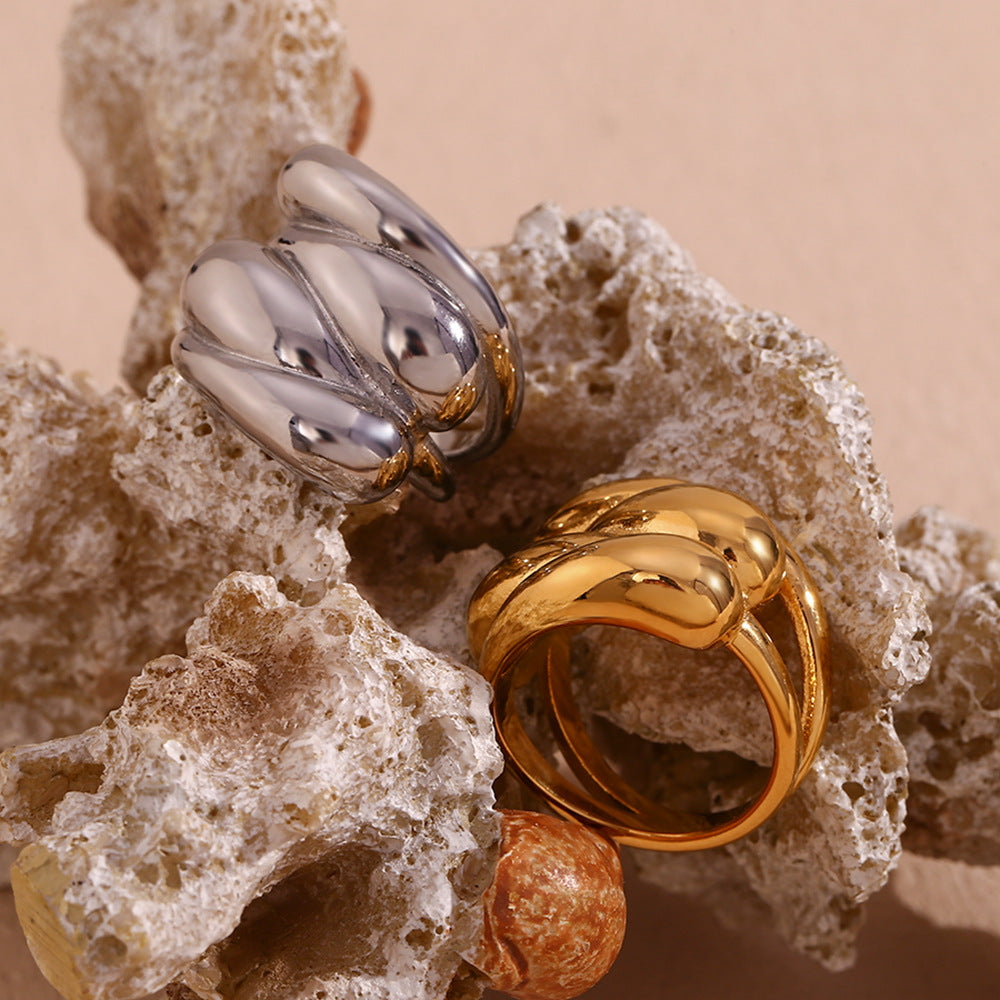 Flow wave chasing Dream ・ Circle Circle ring series ring