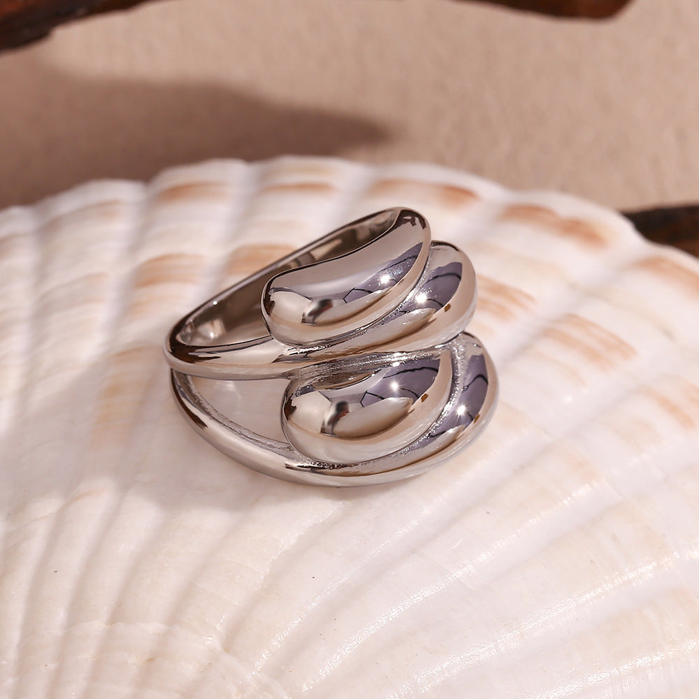 Flow wave chasing Dream ・ Circle Circle ring series ring