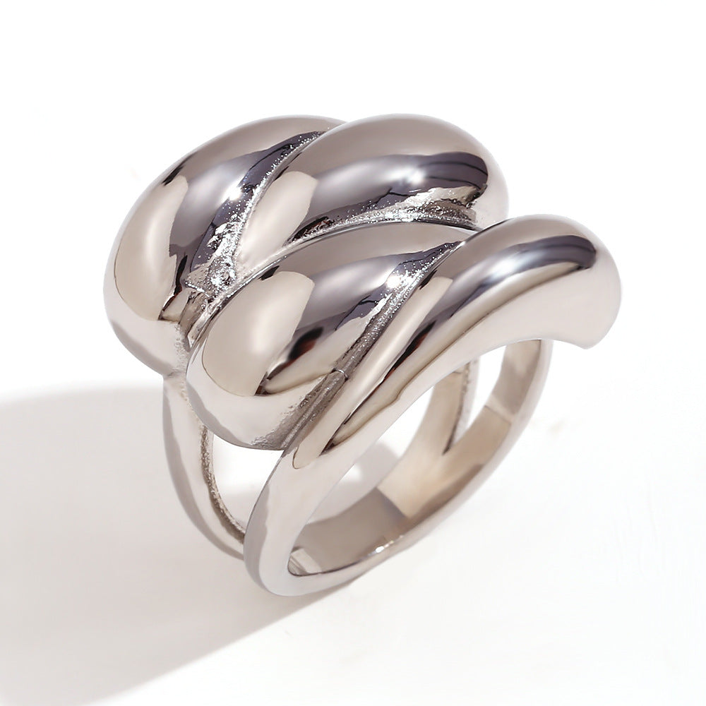 Flow wave chasing Dream ・ Circle Circle ring series ring