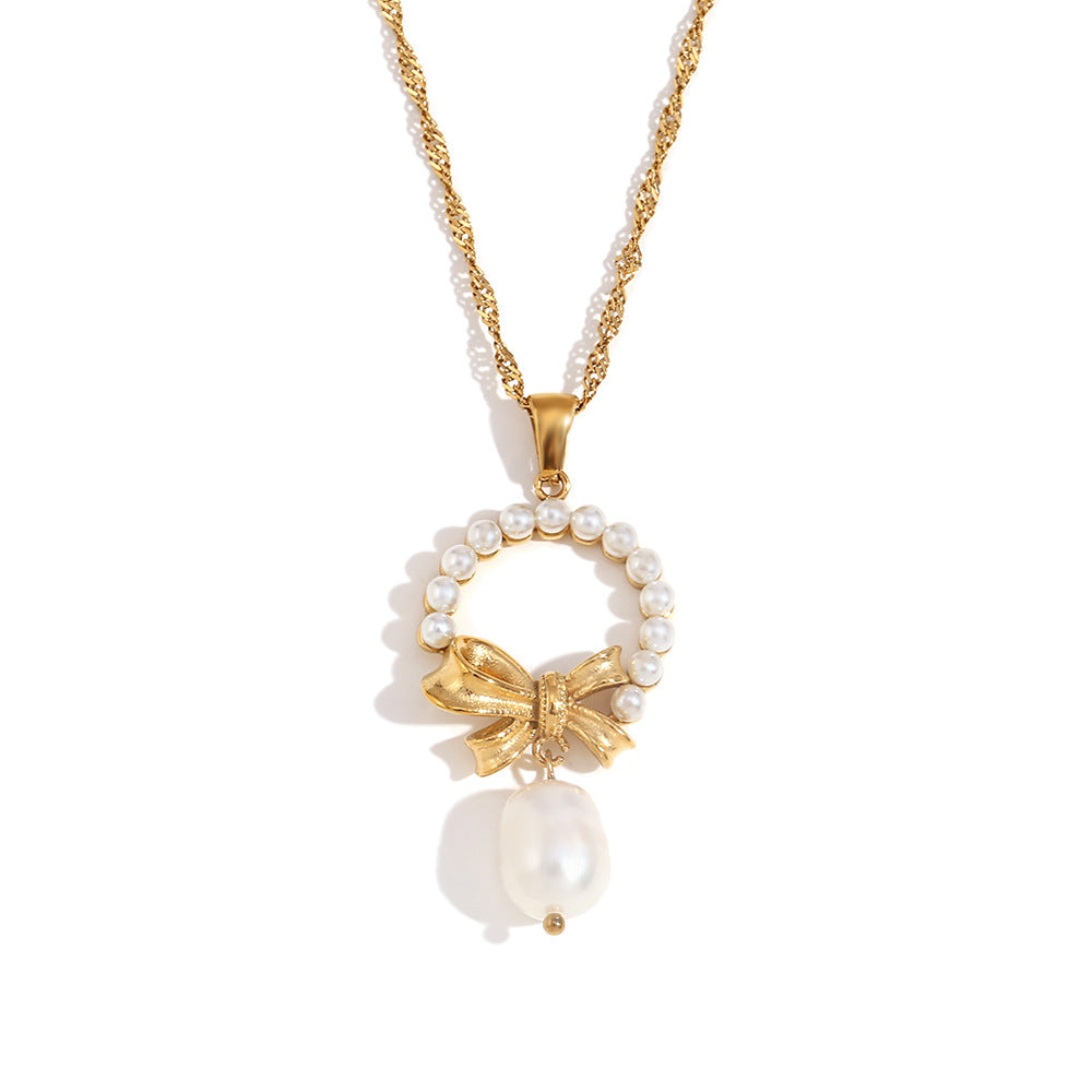 Elegant Butterfly Shadow · Pearl Sentiments Collection Necklace