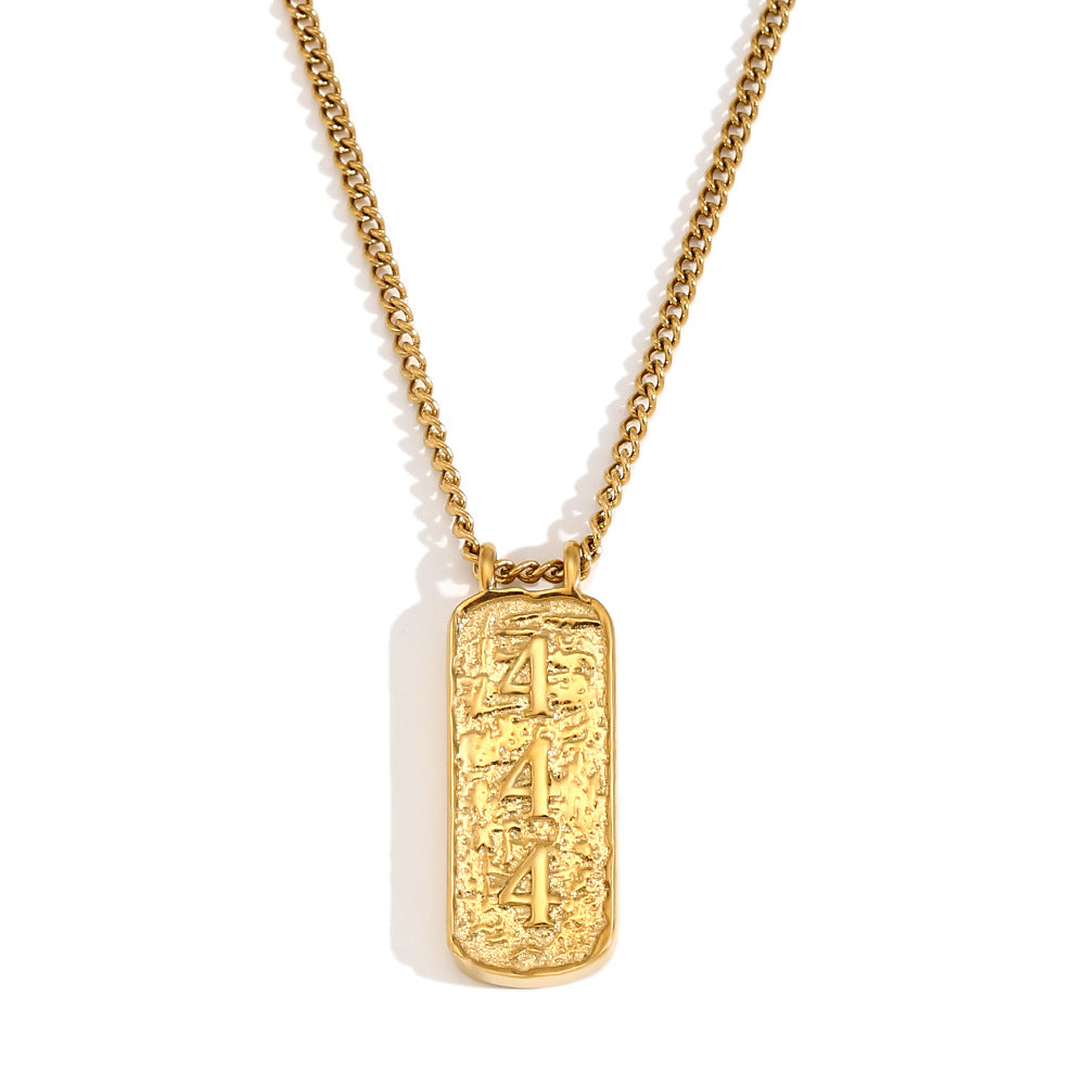 Lucky Number Tarot Pendant Necklace