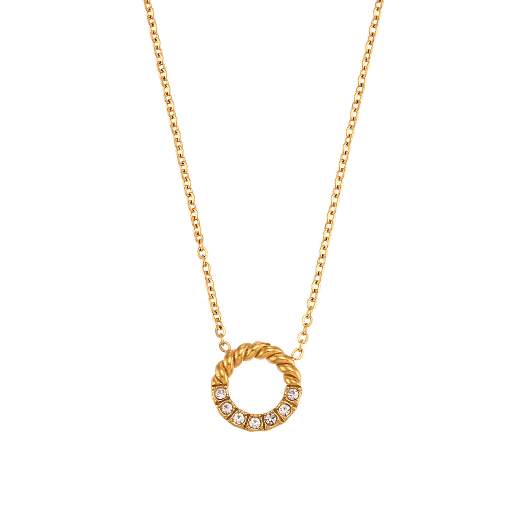 Radiant Emerald Elegance · Golden Chain Harmony Pendant Necklace Collection