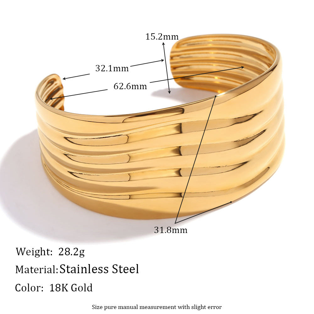 Golden Dream Curves Bracelet Collection C