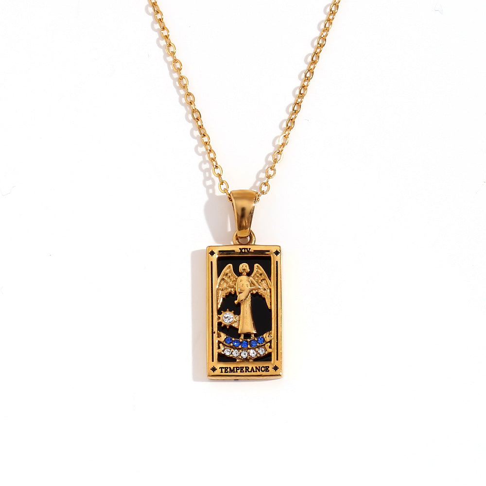 Fashionable retro pop Tarot necklace Series 2