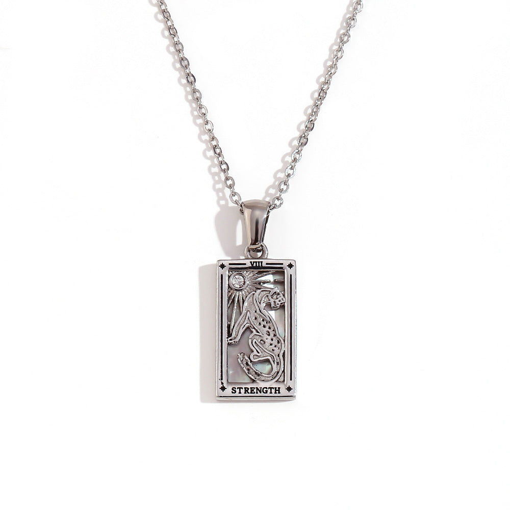 Fashionable retro pop Tarot necklace Series 2