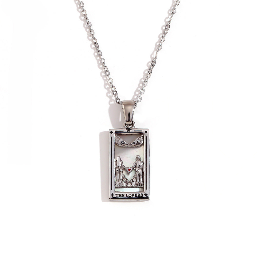 Fashionable retro pop Tarot necklace Series 2