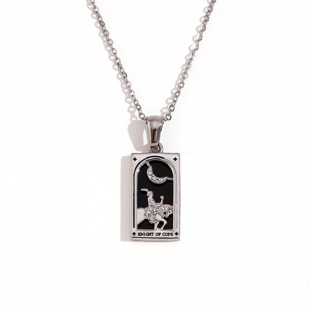 Fashionable retro pop Tarot necklace Series 2